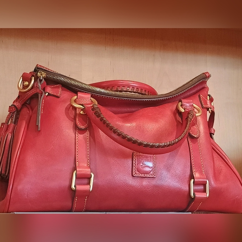 New! Florentine Large Satchel In Color Red ♥️ - Picture 5 of 5
